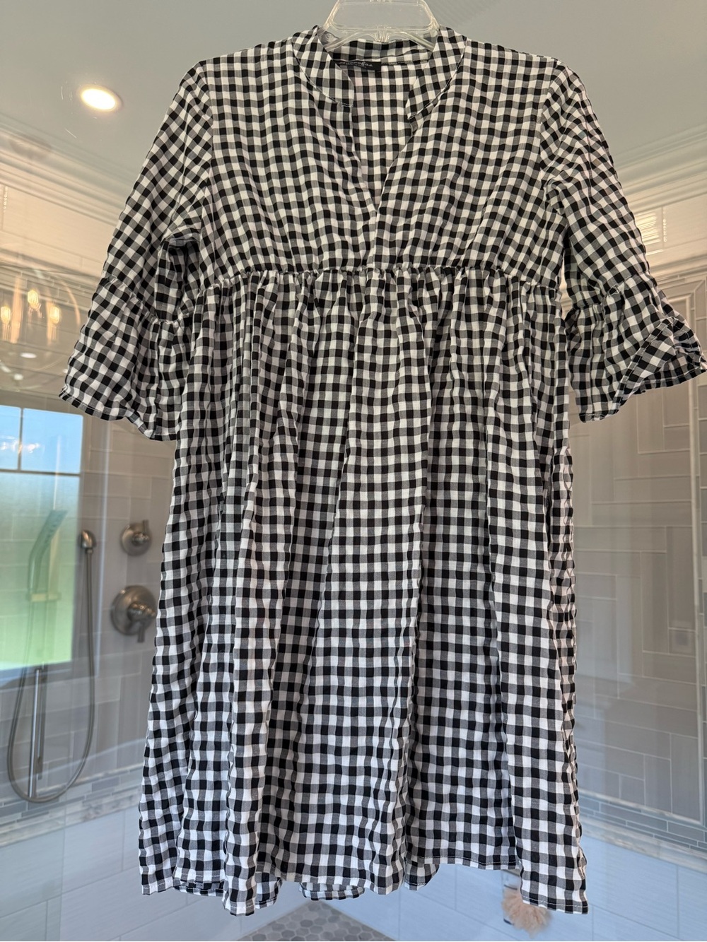 Sleefofas Black & White Gingham Top by Sleefofas